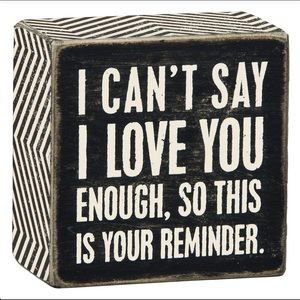 ▪️SOLD▪️Home Decor. I Love You Sign.